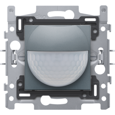 PIR detector + actor 180° 10A 9m 1-30min Steel Grey Coated