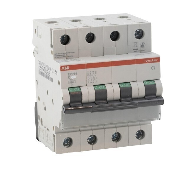 Automaat 4-polig 16A 3000A kurve C Automaat 4-polig 16A 3000A kurve C