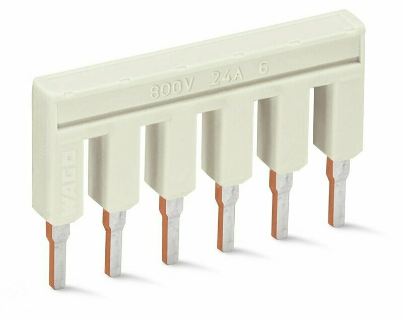 Brug 6 pins voor railrijgklem