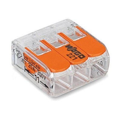 Steekklem 3 x 0.2-4mm²