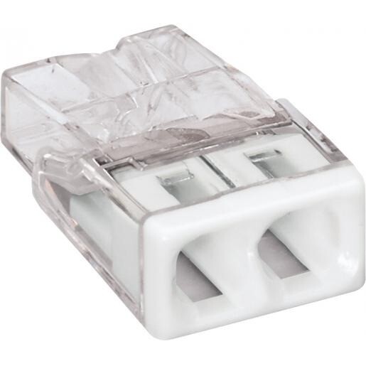 Steekklem 2 x 0.5-2.5mm² Wit