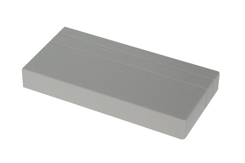 Eindstuk 100mm voor grijze goot