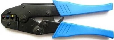 Krimptang rood-blauw-geel 0.5-6mm² met rechte bek