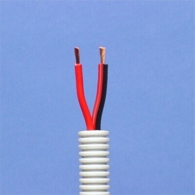 Buis flexibel boxdraad 2x0,75mm² (100m)