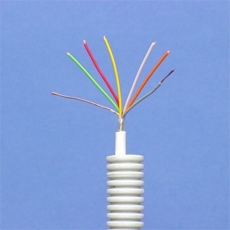 Buis flexibel alarmkabel 6x0.22mm² (100m)