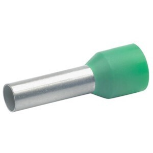 Aderhuls 6mm² geisoleerd Groen (100st)
