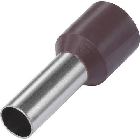 Aderhuls 10mm² geisoleerd Bruin (100st)