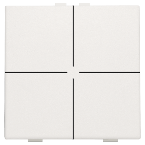 Drukknop 4-voudig White Home control