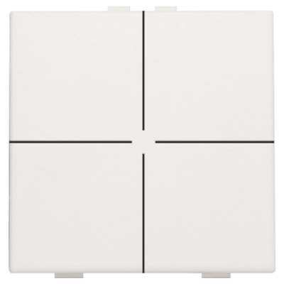 Drukknop 4-voudig White Home control