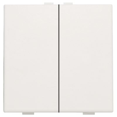 Drukknop 2-voudig White Home control