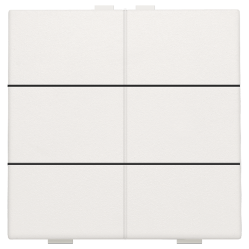 Drukknop 6-voudig White Home control