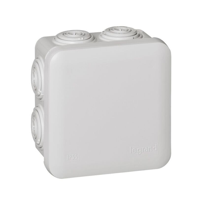 Aftakdoos 65x65x40mm - 7 ingangen IP55