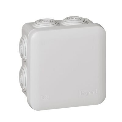 Aftakdoos 65x65x40mm - 7 ingangen IP55