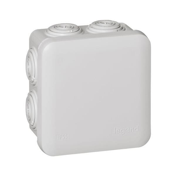 Aftakdoos 80x80x45mm - 7 ingangen IP55