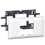 DLP houder 2 modules voor deksel 65mm Wit