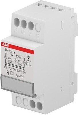 Beltransfo 12-12-24Vac 7,5-7,5-15VA 2 mod