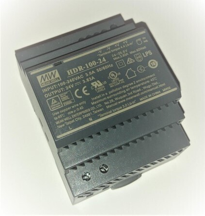 LED voeding 24Vdc 4,2A 100W 4mod LED voeding 24Vdc 4,2A 100W 4mod