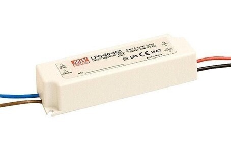 LED voeding 350mA 9-48Vdc 20W