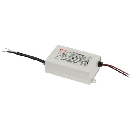 LED voeding 350mA 24-48Vdc 16,8W dimbaar