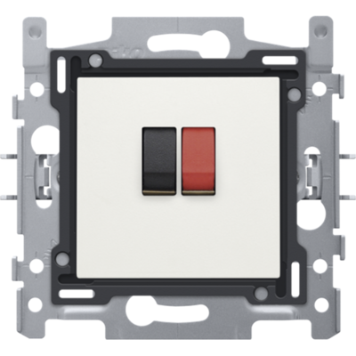 Boxaansluiting enkel (sokkel + toets) White