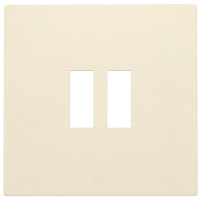 Toets dubbele smart USB-A-lader Cream