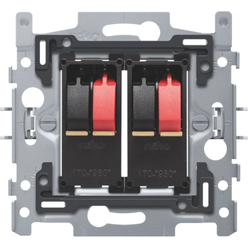 Sokkel boxaansluiting dubbel