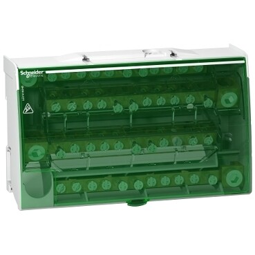 Linergy DS - schroefverdeelblok 4P - 160A - 4x12 openingen