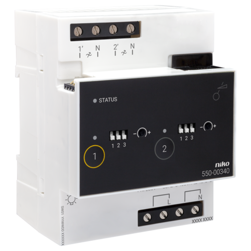 Universele dimmodule 2x400W Home control