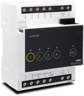 Module verwarming/koeling Home control