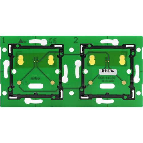 2-voudige muurprint H 71mm Home control