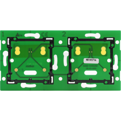 2-voudige muurprint H 71mm Home control