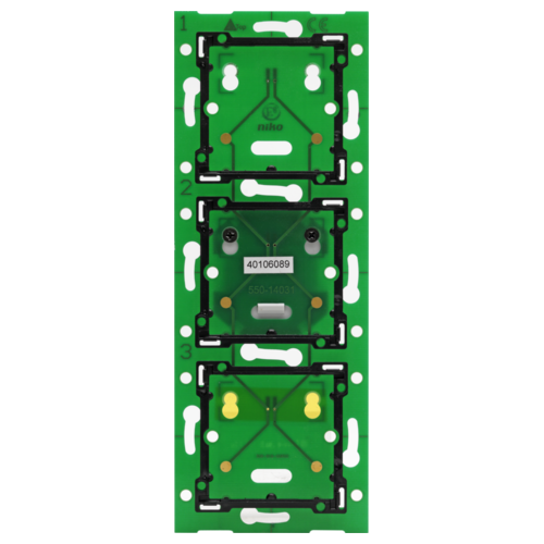 3-voudige muurprint V 60mm Home control