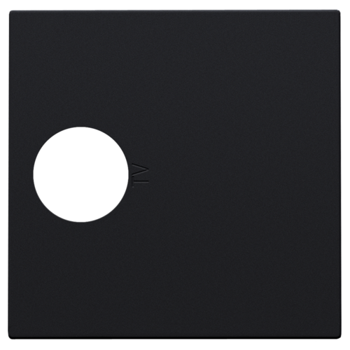 Toets TV enkel Black Coated