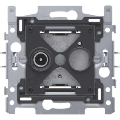 Sokkel enkelvoudige coaxaansluiting TV