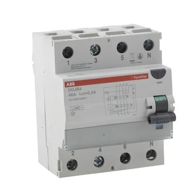 Differentieel 4-polig 40A 300mA type B