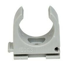 Vorkklem 20mm koppelbaar Grijs