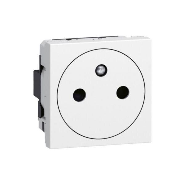 Mosaic45 DLP stopc vlak enkel compact Wit (steekkl)