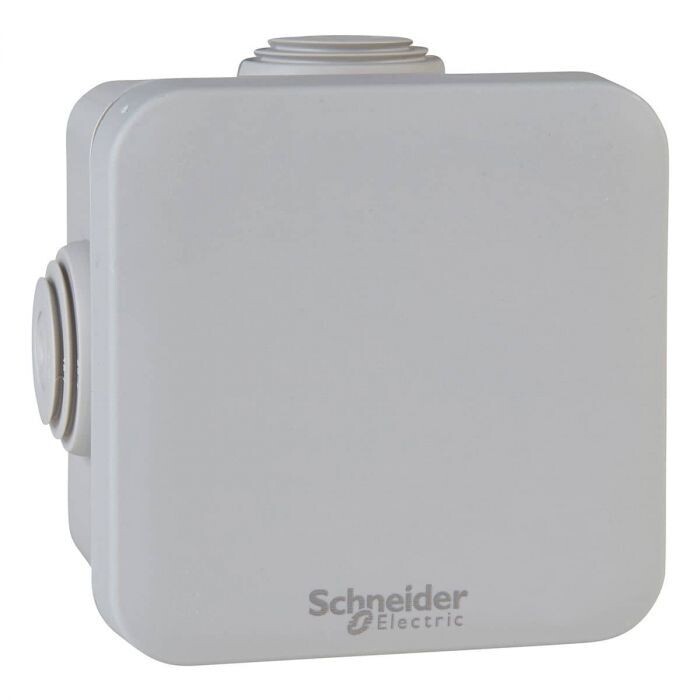 Aftakdoos 65x65x45mm - 4 ingangen IP55 Aftakdoos 65x65x45mm - 4 ingangen IP55