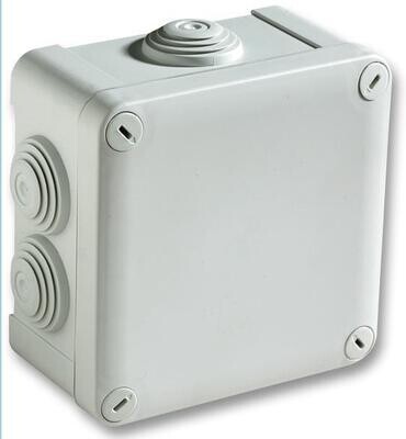 Aftakdoos 105x105x55mm - 7 ingangen IP55