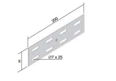 Koppelstuk voor metalen kabelgoot