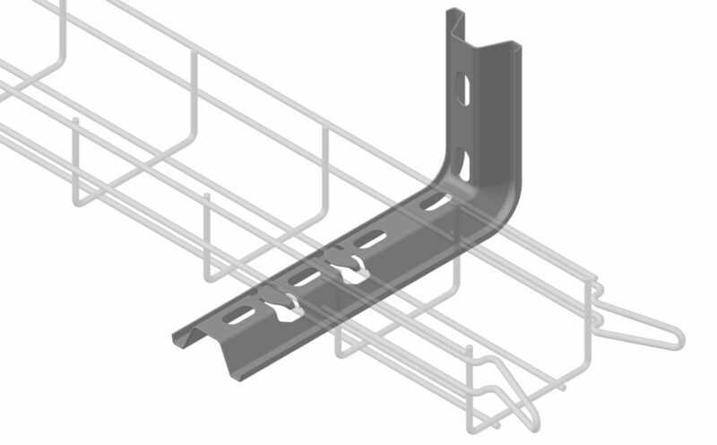 Wand beugel draadgoot 100mm Metaal