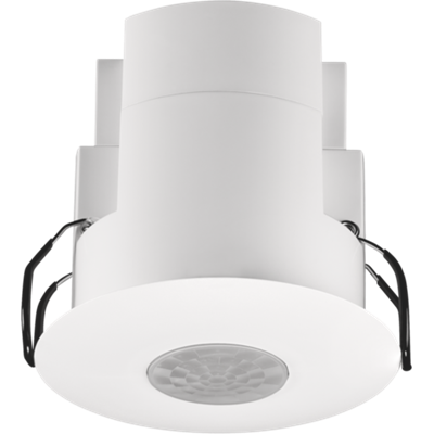 PIR detector inbouw 360° 10A 12m 5-60min White