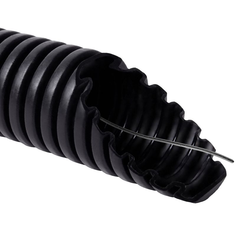 Buis flexibel diam. 20mm zwart LSOH (rol 100m)