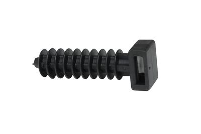 Spanbandhouder met plug zwart