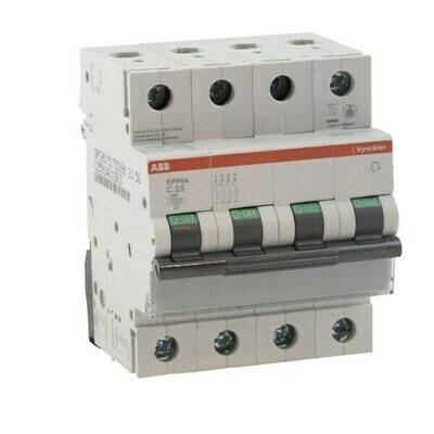 Automaat 4-polig 25A 3000A kurve C
