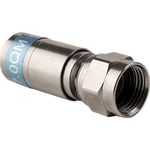 F-Connector compressie voor coax RG6 - waterdicht