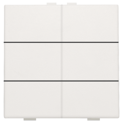 Drukknop 6-voudig White Home control