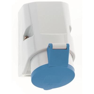 CEE stopc opbouw 3p 32A 230V IP44 Blauw