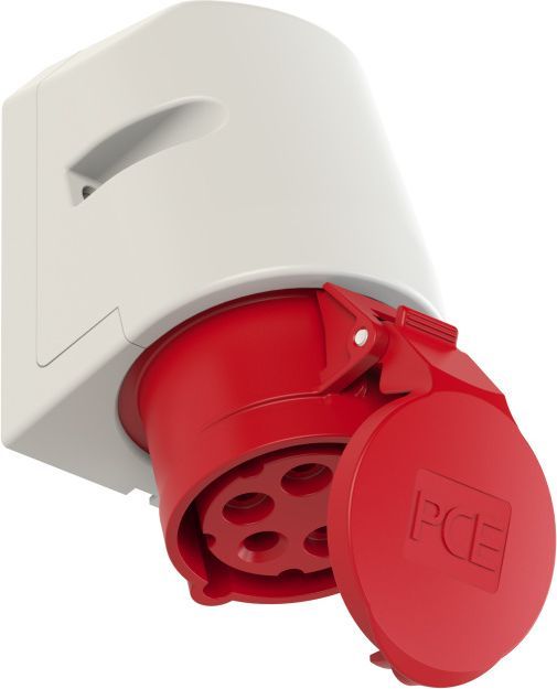 CEE stopc opbouw 5p 16A 400V IP44 Rood