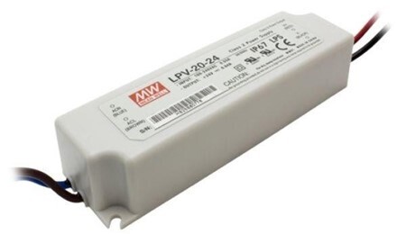 LED voeding 24Vdc 0,84A 20W
